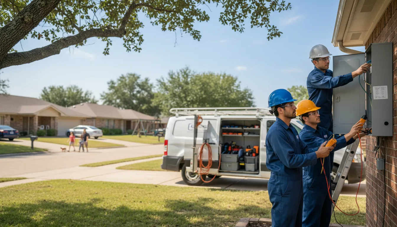 Certified electrician providing emergency electrical services in Wahoo, NE